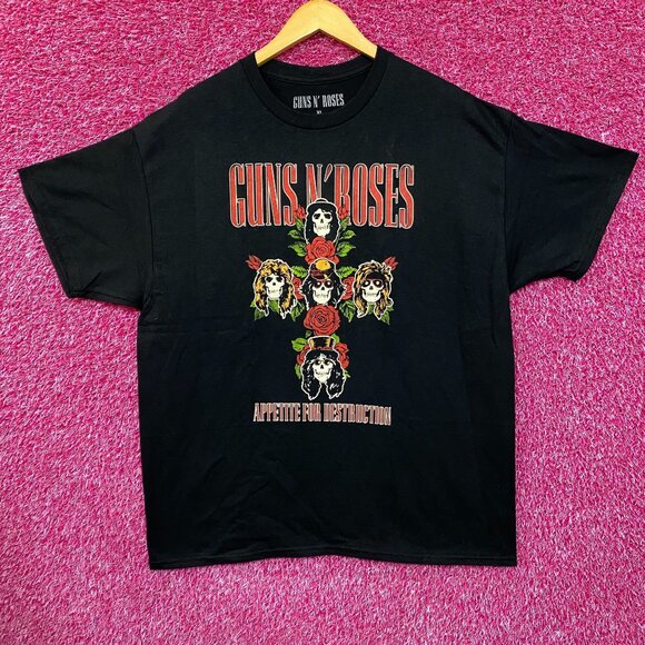 Guns N' Roses Appetite For Destruction Rock Band Shirt XL - Picture 1 of 4
